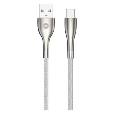 Forever Schlankes Kabel USB - USB-C 1,0 m 3A weiss