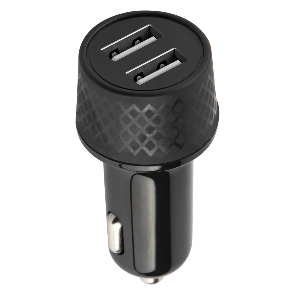 Forever Core Forever Autoladegerät 1xUSB 2,4A + 1xUSB QC 3.0 LA-03 schwarz