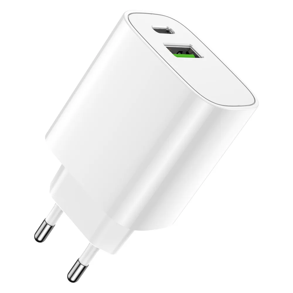 Forever Core Forever Wandladegerät 1xUSB QC 3.0 + 1xUSB-C PD 20W LS-04 weiss