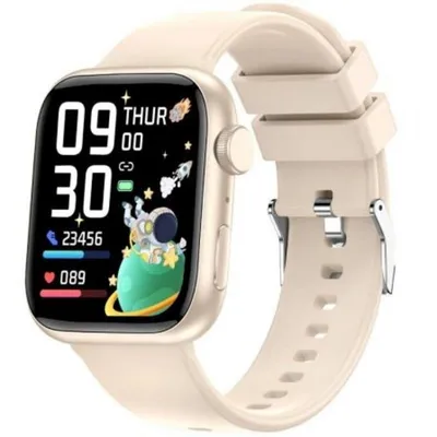 Forever IGo Watch 3 Bluetooth 44mm LCD Marfil IP65 Pulsuhr Schlafüberwachung 5 Tage