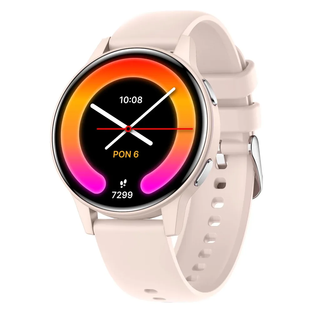 Forever iGo Watch 4 Bluetooth 46mm AMOLED Rosa IP67 Herzfrequenz Schlaftracking