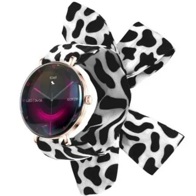 Forever SB-370 Lucca Bluetooth 46mm AMOLED Roségold IP68 Herzfrequenz Schlafmonitor