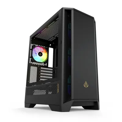 Forgeon Airflow Mithril ARGB Mesh ATX Tower Schwarz