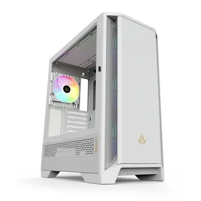 Forgeon Airflow Mithril ARGB Mesh ATX Tower Weiß