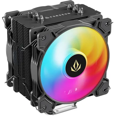 Forgeon Air Solarian 5Pipes Black ARGB CPU-Lüfter 2x120mm Schwarz