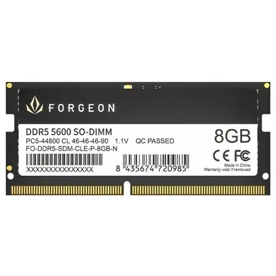 Arbeitsspeicher RAM Forgeon Cyclone PRO 8GB 1x8GB DDR5 5600MHz CL46 Schwarz