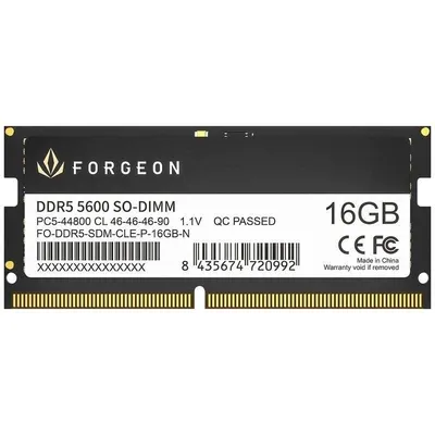 Arbeitsspeicher RAM Forgeon Cyclone PRO 16GB 1x16GB DDR5 5600MHz CL46 Schwarz