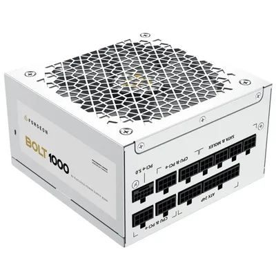Forgeon Bolt Netzteil 1000W 80+ Gold Vollmodular Weiß