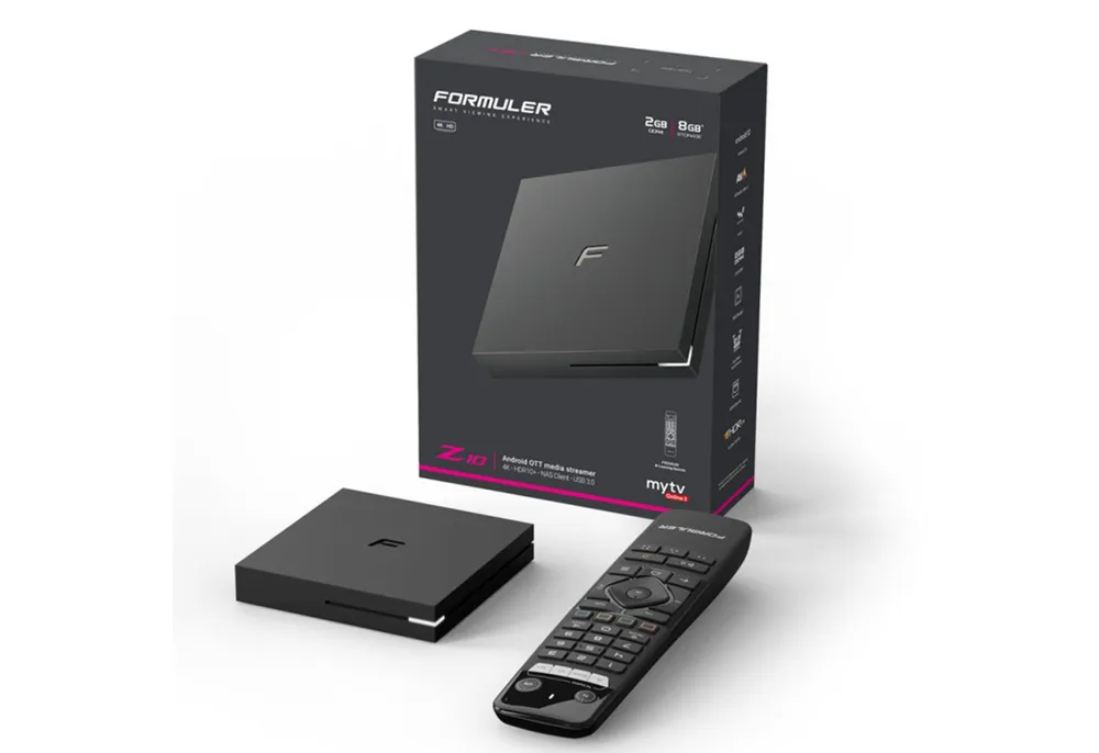 FORMULER Streaming-Box Z10 4K Android 10 OTT Medien-Streamer 2GB RAM 8GB Flash und WLAN