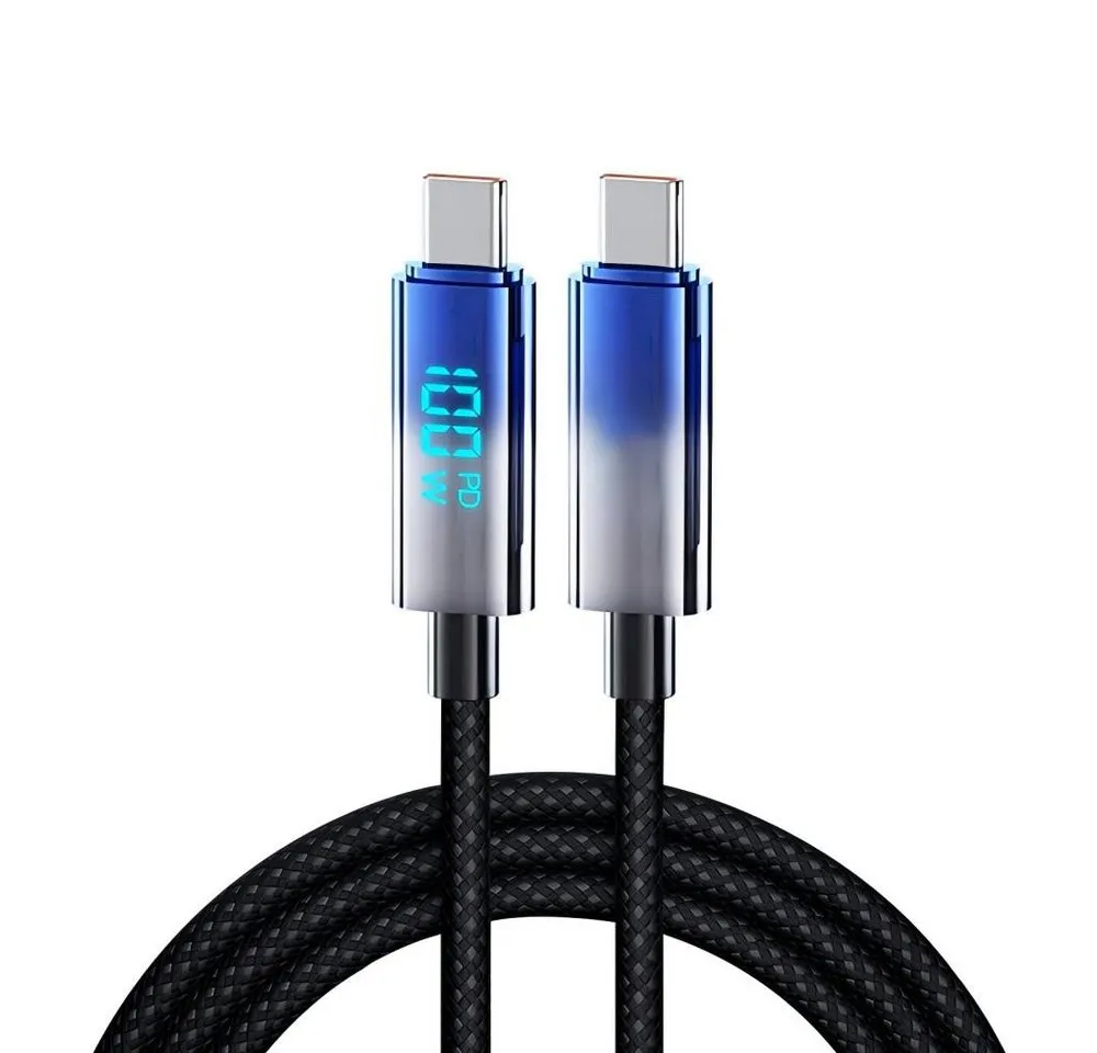 Forrlite USB C Kabel 1M, USB C Ladekabel, 100W schnellladekabel USB-Kabel, (100 cm), 480Mbps, Kompatibel für Samsung Apple iPhone Huawei Xiaomi uvm.