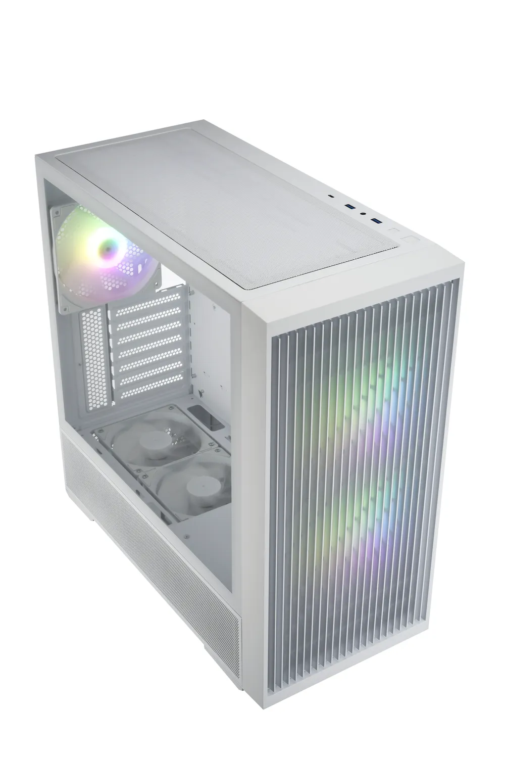 Gehäuse Fortron M330-WA Midi Tower ARGB Weiß
