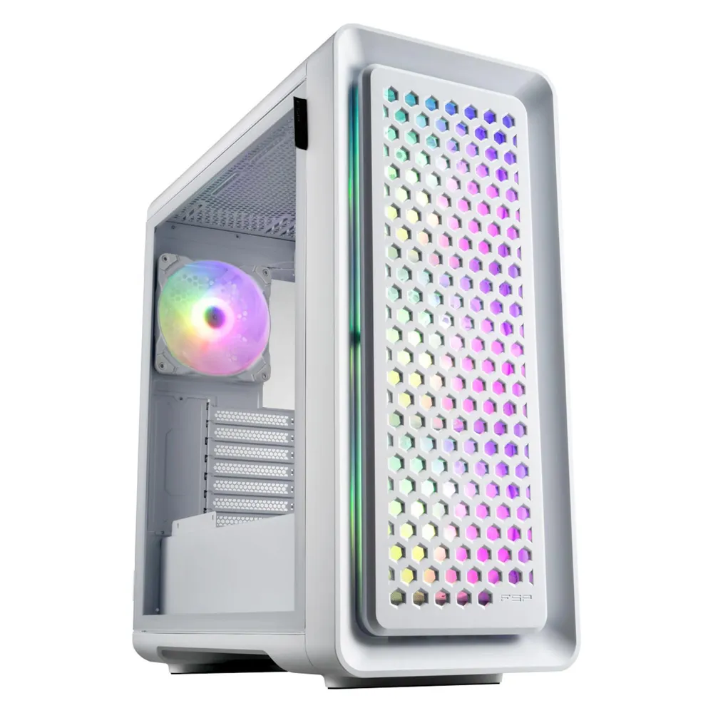 Fortron FSP CUT593P E-ATX Ultra Tower 3xARGB WHITE