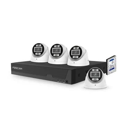 Überwachungskamera Foscam FNA108E-T4-2T 4K Außen KI Alarm PoE