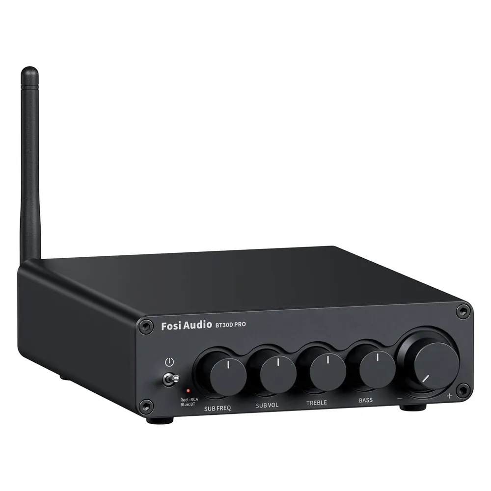 Bluetooth-Verstärker Fosi Audio BT30D Pro 2.1 TPA3255 165W x2 + 350W