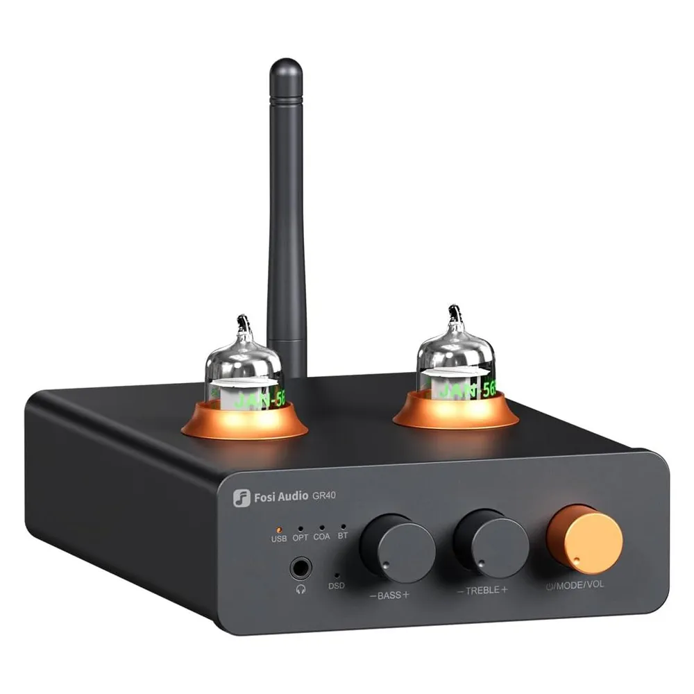 DAC mit Röhren Fosi Audio GR40 – Kopfhörerverstärker und Vorverstärker