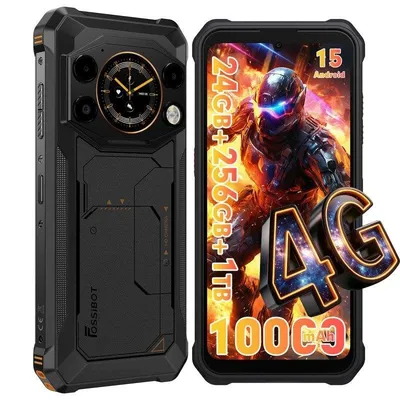 Fossibot F117 4G 8GB 256GB 6.75" Schwarz
