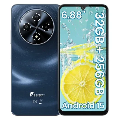 Fossibot S5 Pro 4G 8GB 6.88" 256GB Schwarz 6000mAh Akku