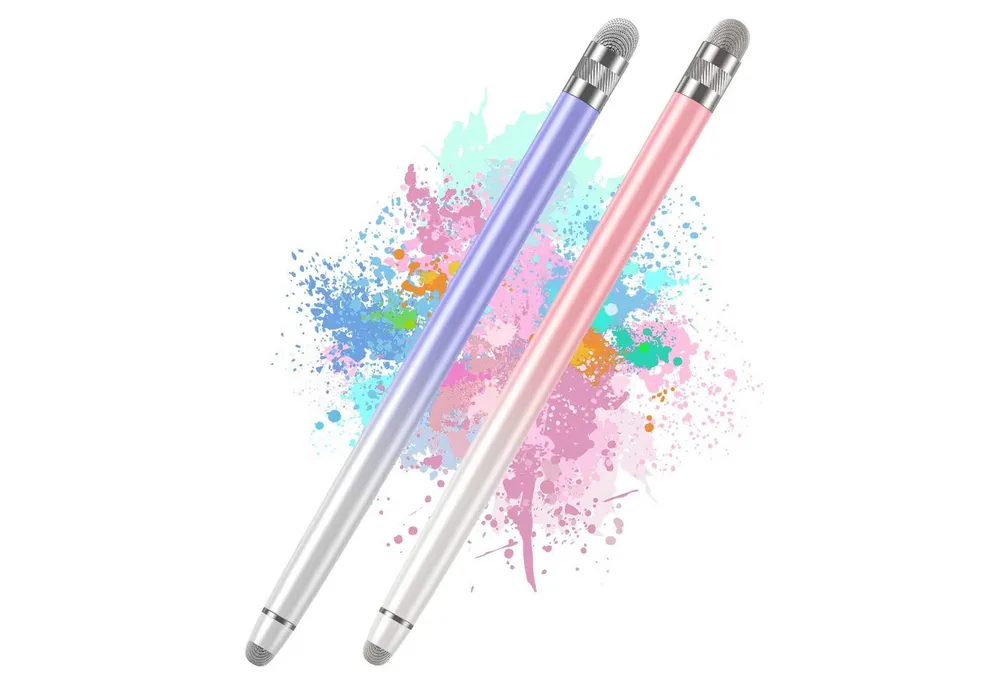 FOUORTUNATE-BEE 2er Touchscreen Stift Universal für iPad Tablet Smartphone Pen Tastatur (Eingabestift für Zeichnen Schreiben Gaming Tablet Handy Touch)