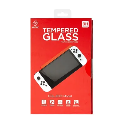 FR-TEC Schutzglas aus gehärtetem Glas für Nintendo Switch Oled