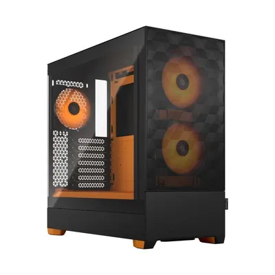 PC-Gehäuse Fractal Design Pop Air Tower Schwarz/Orange ATX