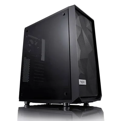 Fractal Design Meshify C Midi Tower gehärtetes Glas USB 3.0 schwarz