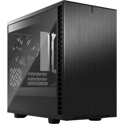PC-Gehäuse Mini Tower Fractal Design Define 7 Nano TG Light Tint USB 3.2 Schwarz
