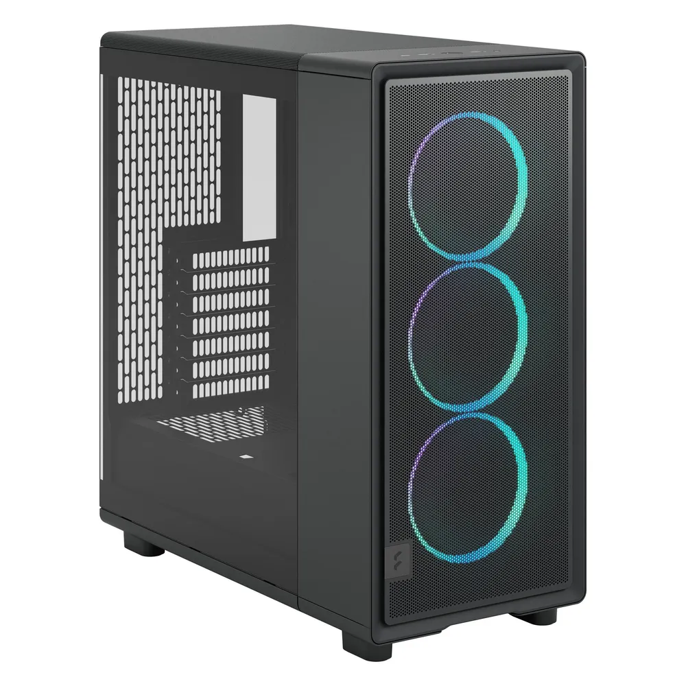 PC-Gehäuse Fractal Design Epoch Midi Tower Schwarz ATX RGB Temperglas Gaming