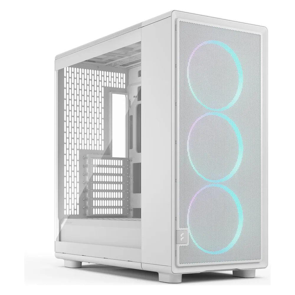 PC-Gehäuse Fractal Design Epoch XL Weiß Glasfenster RGB USB-C ATX EATX Mesh