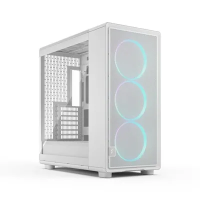PC-Gehäuse Fractal Design Epoch XL Weiß Glasfenster RGB USB-C ATX EATX Mesh