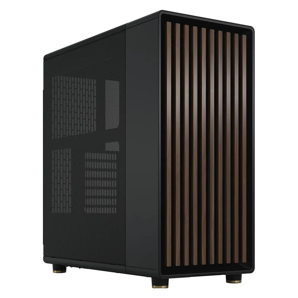 PC-Gehäuse Fractal North FD-C-NOR1C-01 Midi Tower Schwarz Mesh ATX USB-C