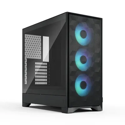 PC-Gehäuse Fractal Design Pop 2 Air Black TG RGB Glasfenster ATX Midi Tower