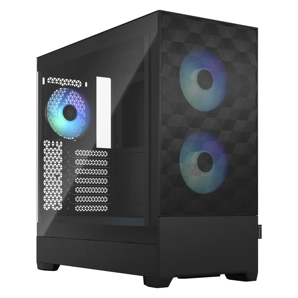 PC-Gehäuse Fractal Pop Air Schwarz ATX RGB Seitenscheibe Glas
