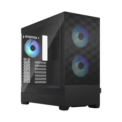 PC-Gehäuse Fractal Pop Air Schwarz ATX RGB Seitenscheibe Glas