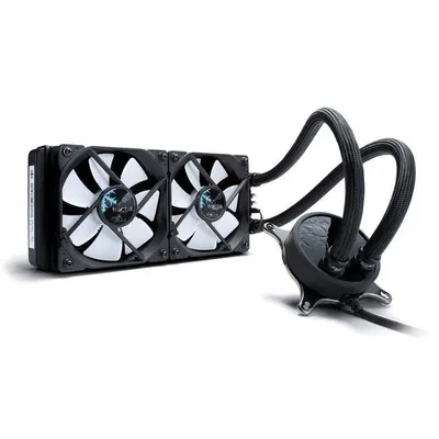 Flüssigkeitskühlung Fractal Celsius S24 240mm 2 Lüfter Schwarz Weiß