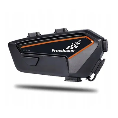 Kopfhörer Freedom Freenconn F1 V2 UE kabellos Bluetooth 5.2, Noise Cancelling, Mikrofon, IP65 Schwarz Orange