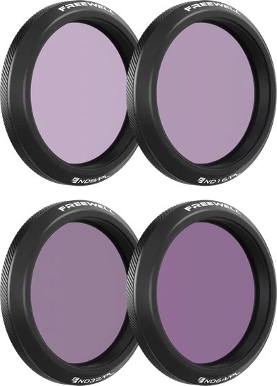 Freewell DJI Osmo Action 5 Pro Filters Bright Day 4er-Pack