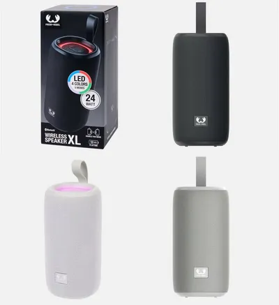 Fresh´n Rebel Fresh´n Rebel XL Lautsprecher 24 W mit LED Bluetooth 5.4 koppelbar Wireless Lautsprecher