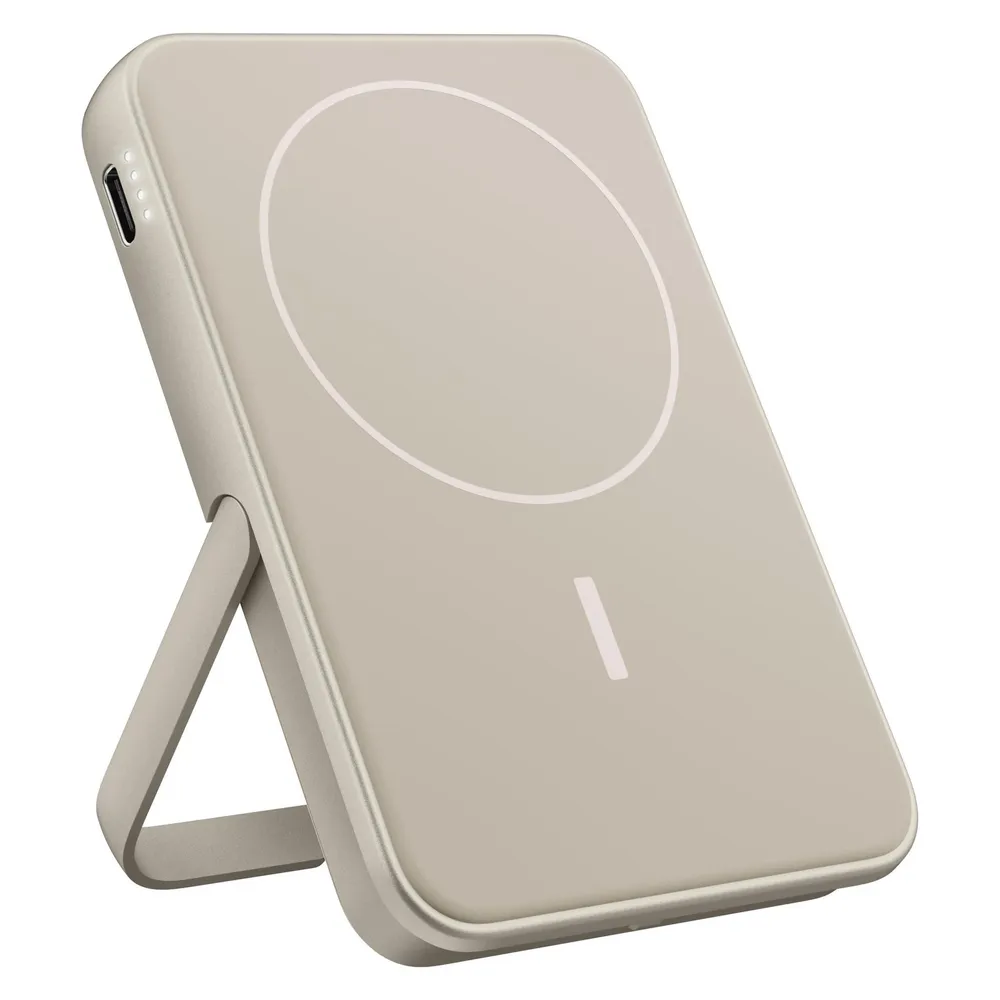 Magnet Wireless Powerbank 5000mAh Silky Sand