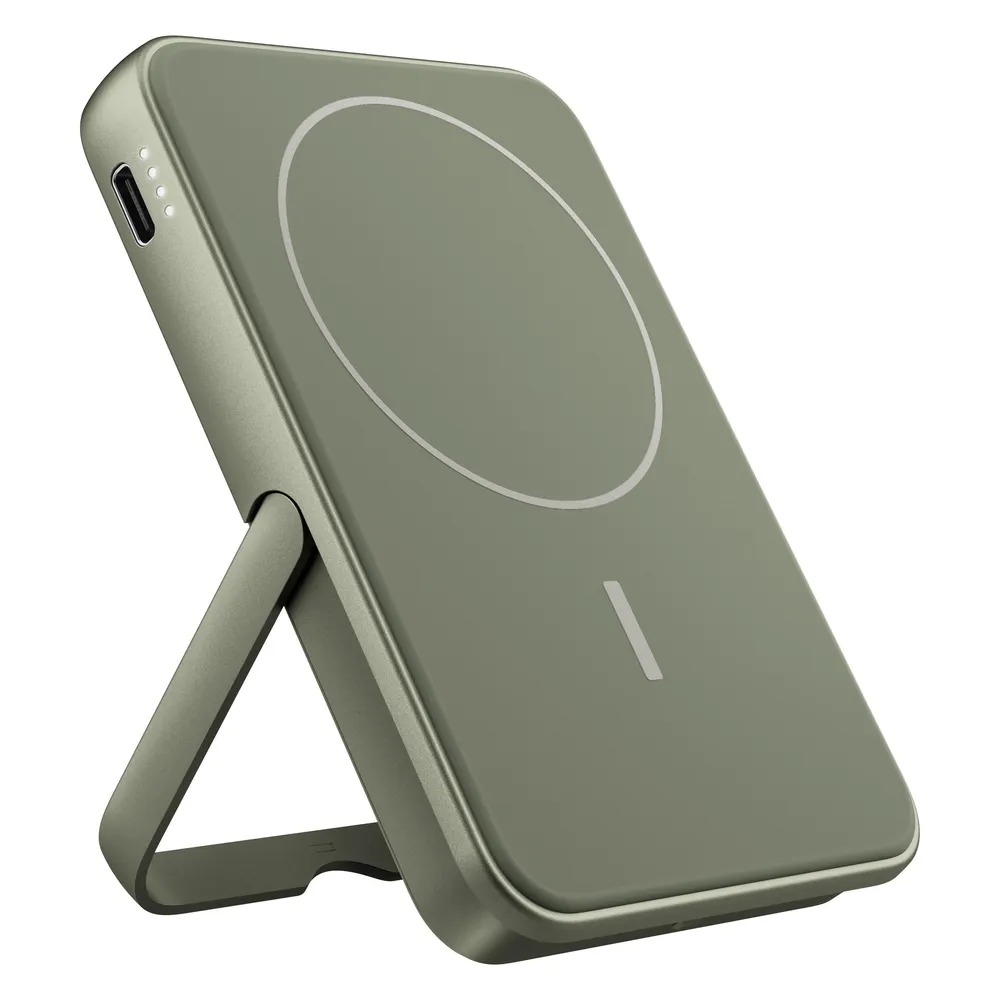 Magnet Wireless Powerbank 5000mAh Dried Green