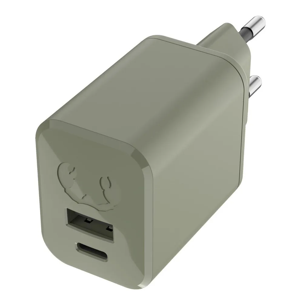 Mini-Charger USB-C und USB-A, PD 45W, Dried Green (00220548)