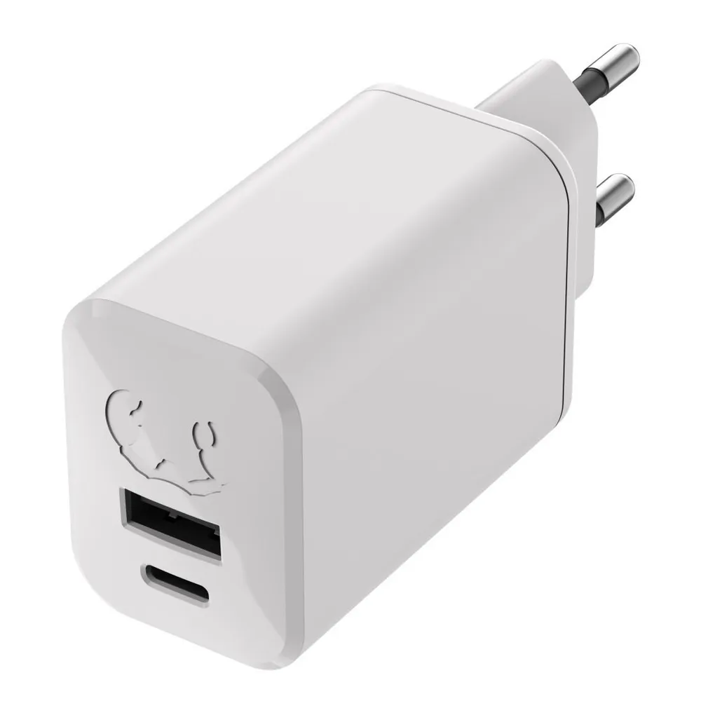 Mini Charger USB-C+USB-A, GaN, 65W, Ice Grey (00220564)