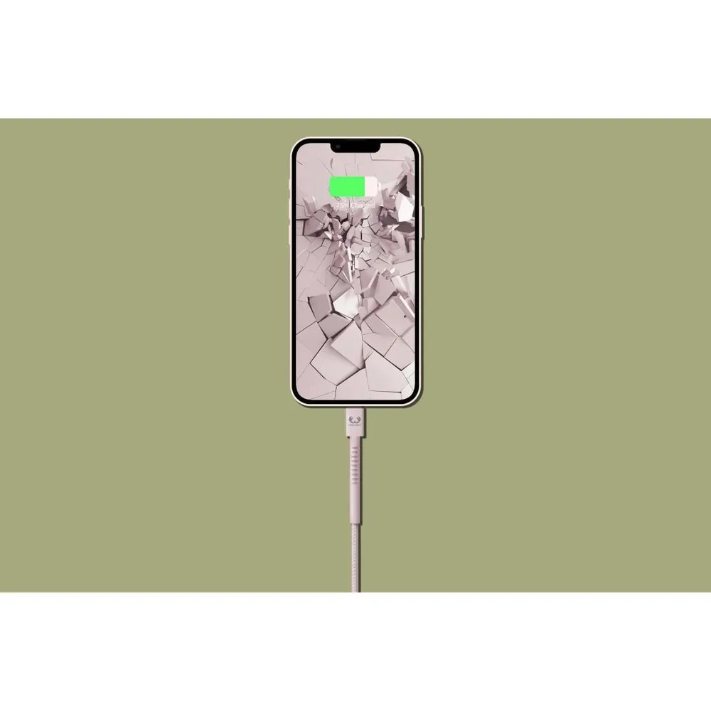 "USB-C - Lightning-Kabel ""Fabriq"", 2,0 m, Smokey Pink (00214997)"