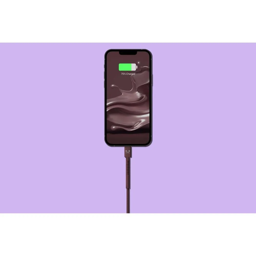 "USB-C - Lightning-Kabel ""Fabriq"", 2,0 m, Deep Mauve (00214994)"