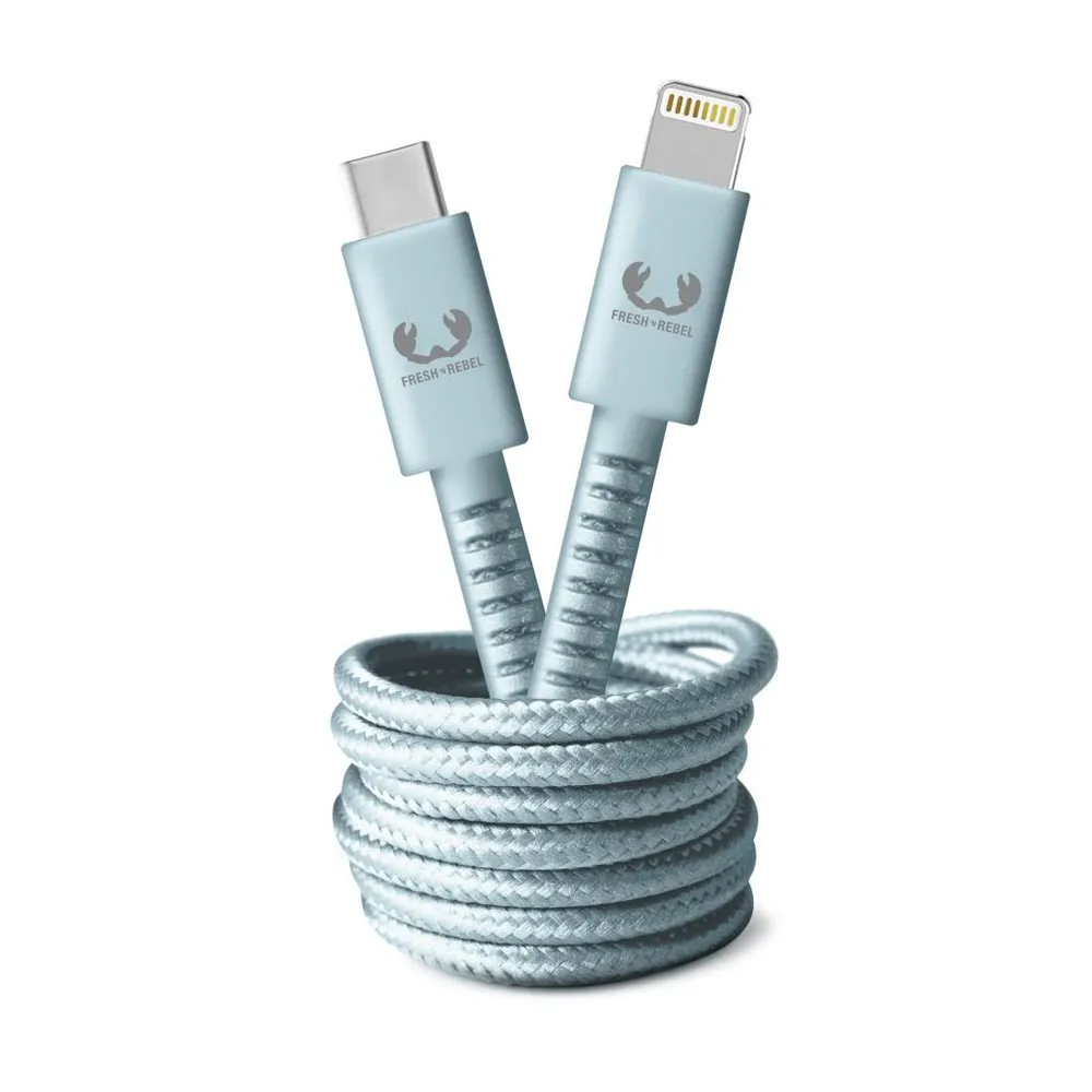 "USB-C - Lightning-Kabel ""Fabriq"", 2,0 m, Dusky Blue (00214991)"