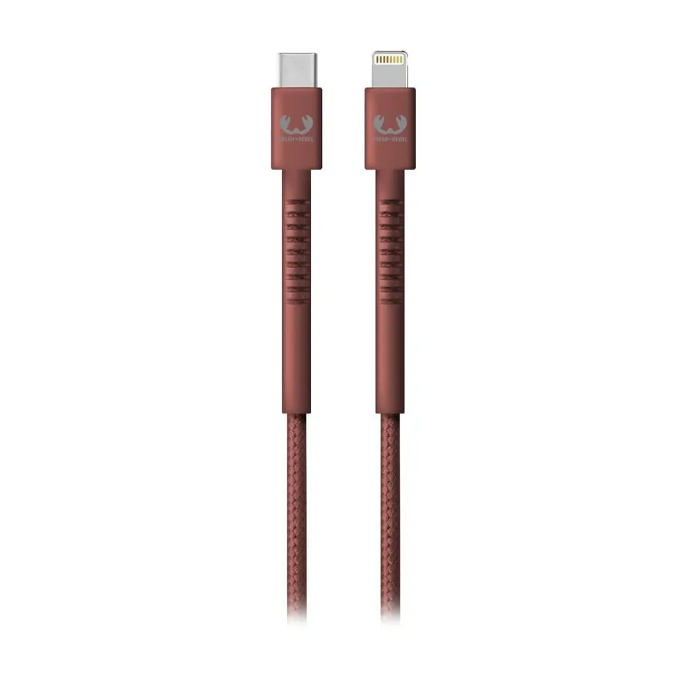 "USB-C - Lightning-Kabel ""Fabriq"", 2,0 m, Safari Red (00214998)"