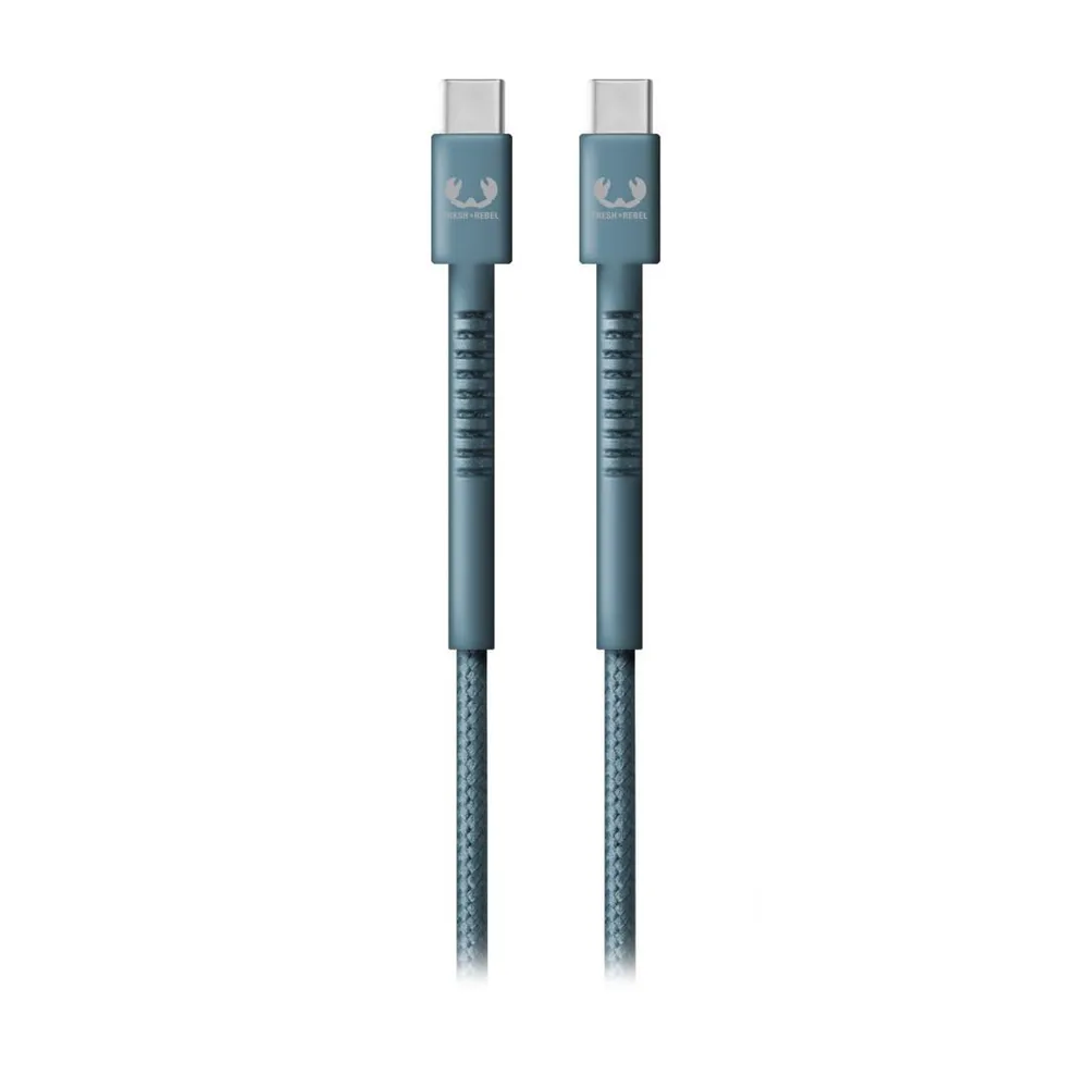 "USB-C - USB-C Kabel ""Fabriq"", 2,0 m, Dive Blue (00214987)"