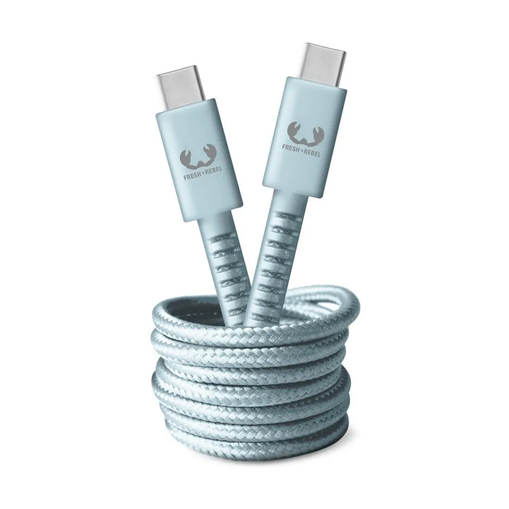 "USB-C - USB-C Kabel ""Fabriq"", 2,0 m, Dusky Blue (00214983)"