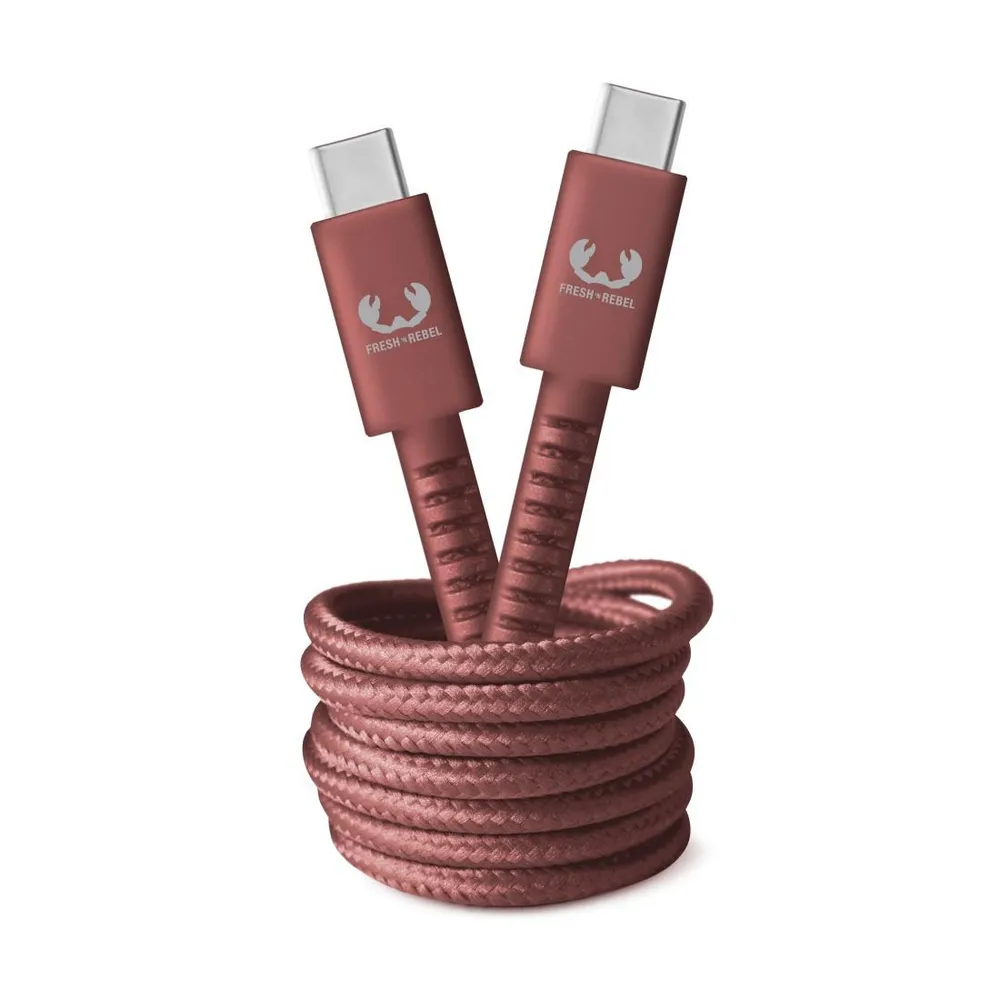 "USB-C - USB-C Kabel ""Fabriq"", 2,0 m, Safari Red (00214990)"