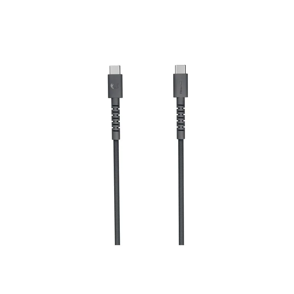 "USB-C zu USB-C silikon geflochtenes Kabel ""FlexWave"" 3m, 100W, Storm Grey (00231903)"
