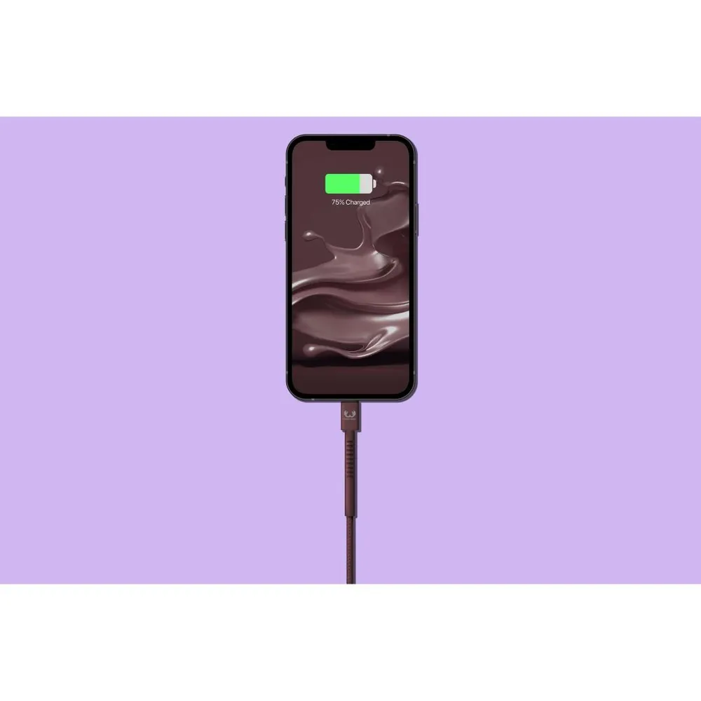 "USB - Lightning-Kabel ""Fabriq"", 2,0 m, Deep Mauve (00215010)"